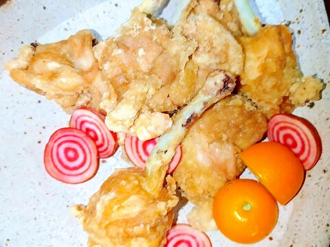塩ガーリック☆鶏チューリップから揚げ